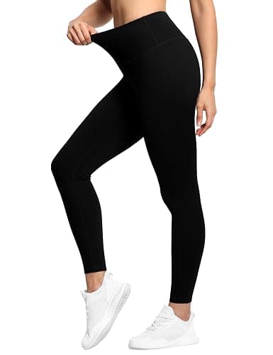 THE GYM PEOPLE Women's High Waist Workout Legging Soft Tummy Control Squat Proof Yoga Running Pants - Image 1