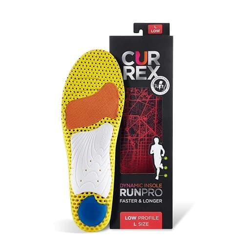 CURREX RunPro Insoles for Running Shoes, Arch Support Inserts to Help Reduce Fatigue, Prevent Injuries, Boost Performance for Men & Women (Low Arch, Size Large) - Image 1
