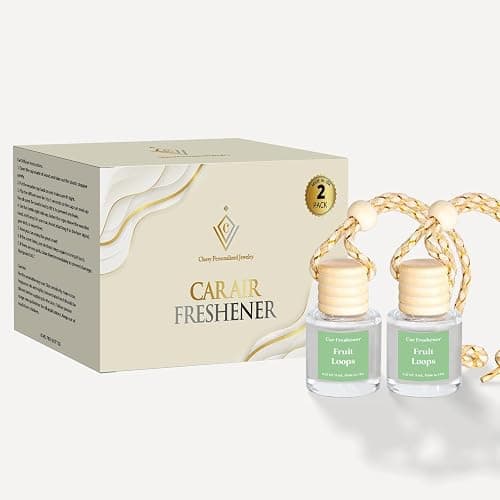 C Classy Car Air Freshener Hanging 2 Pack, Fruit Loops Essential Oil Diffuser for C ar, Air Freshener Cute, Long-Lasting Fragrance, Car Air Fresheners for Women & Men Gift, Made in USA thumbnail 6