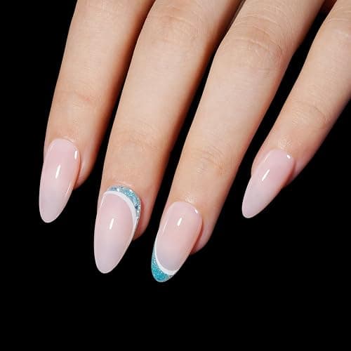AILLSA Medium Almond Nail Tips 450PCS Full Cover Clear Acrylic Nail Tips Double-Sided Matte No Need Base Coat Press on Fake Nails Tips for Extension False Nails DIY Salon 15 Sizes thumbnail 6