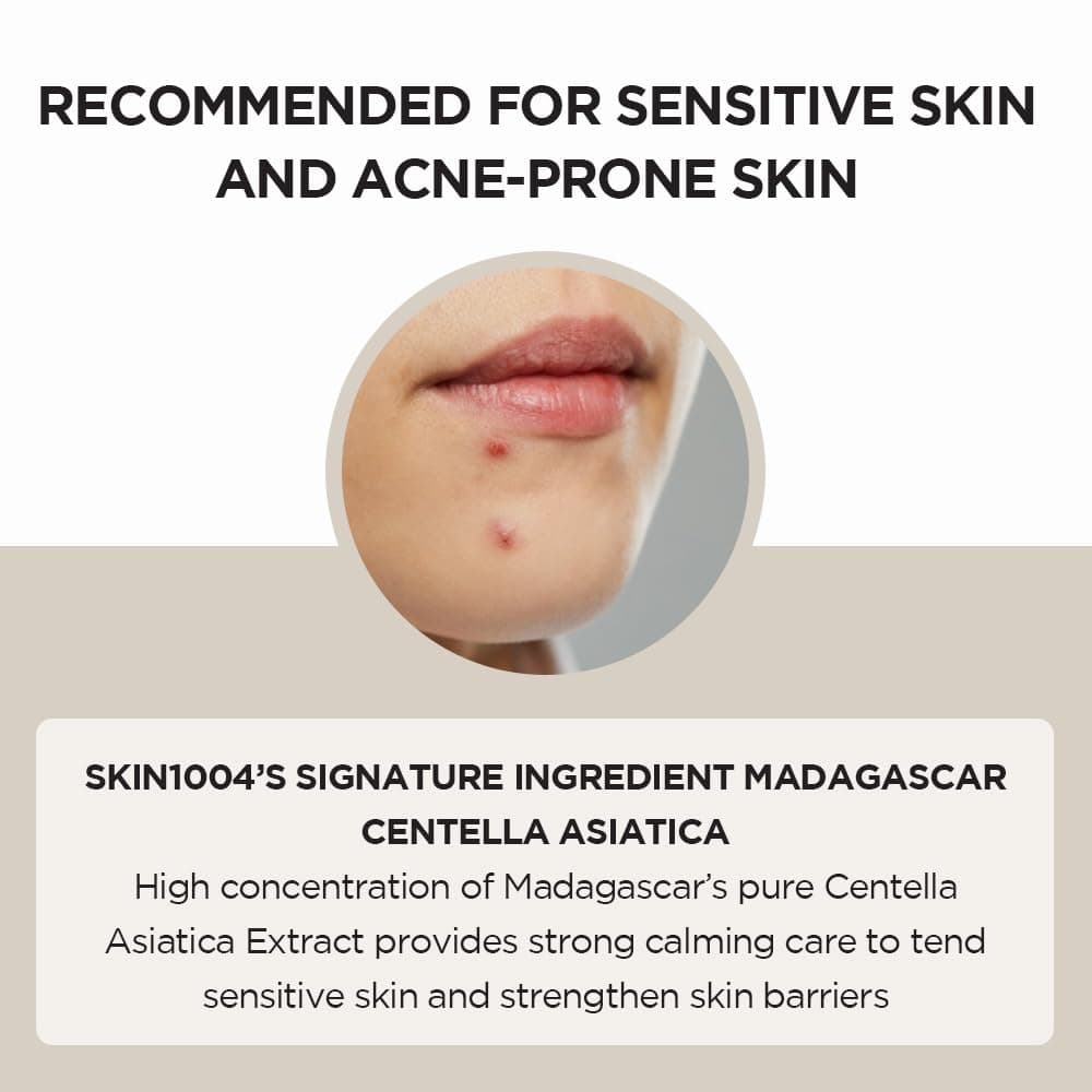 SKIN1004 Madagascar Centella Asiatica Ampoule Facial Serum 1,85 Fl.Oz, 55Ml, Acalma Peles Sensíveis E Propensas À Acne thumbnail 3