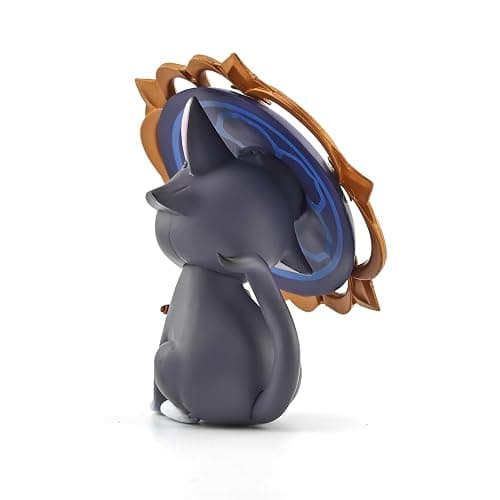GOLEHS Genshin Impact Cat Figurine - 3.75" Cute Anime Collectible Figure, Diluc/Childe/Keqing, Gift for Fans and Cat Lovers, thumbnail 4