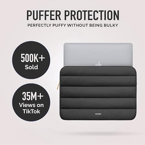 Vandel The Original Puffy Laptop Sleeve Case, 13-14 inch Laptop Sleeve Bag, Laptop Case 13.3 Inch, Compatible with MacBook Air 13/14, iPad 12.9, HP Dell ASUS, Computer Bag Cover thumbnail 2