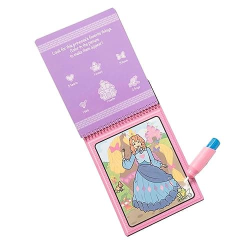 Melissa & Doug On the Go Water Wow! Reusable Water-Reveal Activity Pad - Fairy Tale - Imagine Ink Coloring Book, Stocking Stuffers, Coloring Books For Kids Ages 3+, Travel Toys For Toddlers - English Only Packaging thumbnail 3