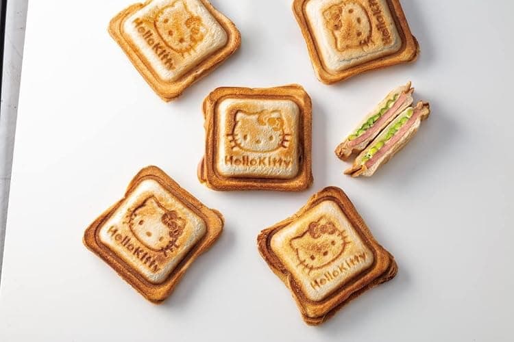 Skater Hello Kitty Sandwich Maker Cute Baking, Direct Fire, Aluminum thumbnail 5