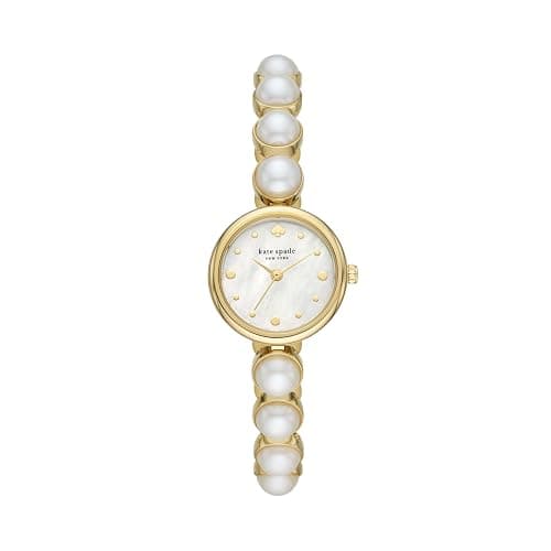 Watch- kate spade new york Monroe Jewelry-Inspired Women's Watch with Stainless Steel Bracelet - Image 1