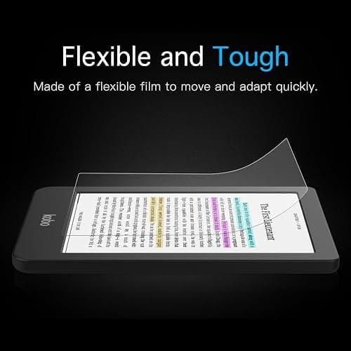 MoKo 3-Pack Screen Protector for Kobo Clara Colour 6" 2024/Kobo Clara BW 6" 2024/Kobo Clara 2E 6" 2022, Anti-Glare Premium PET Protective Film Full-Coverage Matte Screen Protector thumbnail 7