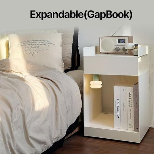 Book Shape Decorative Cable Management Box - Expandable Cable Organizer Box with Magnetic Closure for Home & Office (William Morris, Large) thumbnail 8