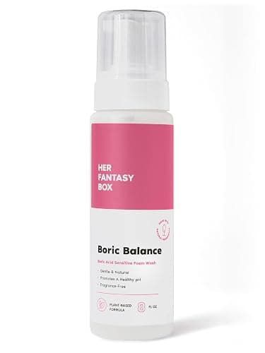 Her Fantasy Box | Boric Balance Yoni Foam Wash - Naturally Safe, pH-Balancing, Gentle Cleansing Formula for Daily Care, Odor Control, and Feminine Hygiene, 6 oz - Image 1