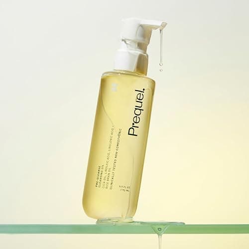 Prequel Skin Cleansing Oil - Face Makeup Remover Double Cleanser With Cica | Cleansing Oil Face Makeup Remover With Cica And Rice Bran Oil, Double Cleansing Oil Cleanser, Non Comedogenic Gentle Formula thumbnail 5