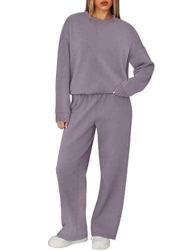 XIEERDUO Sweatsuits Women 2 Piece Outfit Matching Lounge Sets Fall Outfits 2025 Fashion Clothing Crewneck Track Suits thumbnail 3