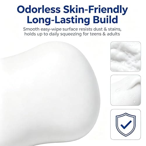 Crunchy Soap Squishy ASMR Toy, Slow Rebound Portable Sensory,Party Favor Gift, Stress-Relieving Toys,Squeeze Toys(White) thumbnail 3