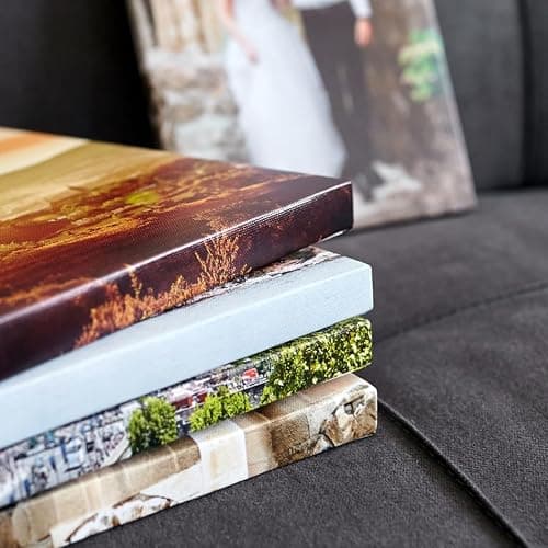GP TONER Ihr FOTO auf Leinwand Personalisierte Foto Ihr eigenes Bild auf Leinwand mit Holzrahmen Kunstdruck Bild Foto 100x70 cm thumbnail 9