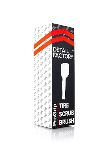 Detail Factory - ProGrip Tire Brush - Ergonomic ProGrip Handle, Stiff Synthetic Bristles, Ergonomic Design, Clean Your Tires with Ease - Grey thumbnail 5