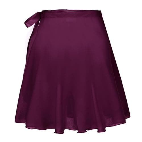 Deesorxin Ballet Skirt for Women Ballet Wrap Skirt Sheer Dance Costumes with Adjustable Waist tie for Adult Ladies Big Girls thumbnail 2