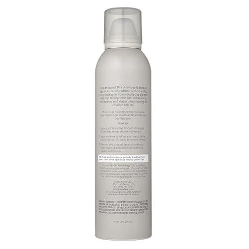 Kristin Ess Hair Instant Lift Volumizing Mousse with Castor Oil - Boosts Volume + Thickens, Body Building, Lasting Hold, Non Sticky, For Curly, Wavy + Straight Hair, 8.1 Oz thumbnail 2