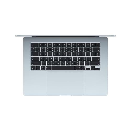 Apple 2026 MacBook Air 15-inch Laptop with M5 chip: Built for AI, 15.3-inch Liquid Retina Display, 16GB Unified Memory, 512GB SSD, 12MP Center Stage Camera, Touch ID, Wi-Fi 7; Sky Blue thumbnail 2