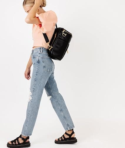 FAWN DESIGN The Original Diaper Bag, Faux Leather Diaper Bag Backpack, Vegan Leather, Large Capacity Baby Bag for Mom thumbnail 5