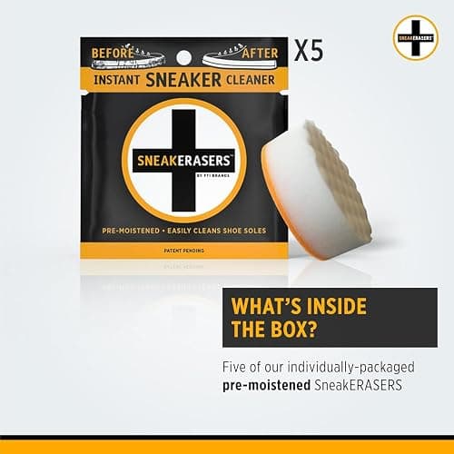 SneakERASERS Instant Sneaker Cleaner Sponge, Effective Shoe Cleaning for White Sneakers, Tennis Shoes - thumbnail 6