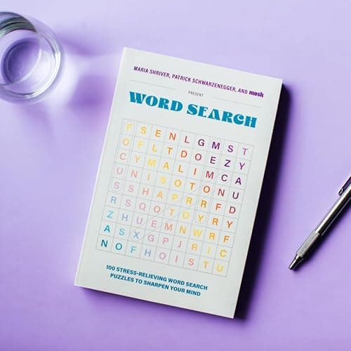 100 Stress-Relieving Word Search Puzzles to Sharpen Your Mind: Presented by Maria Shriver, Patrick Schwarzenegger, and MOSH (Puzzle Books for Brain Health) thumbnail 4