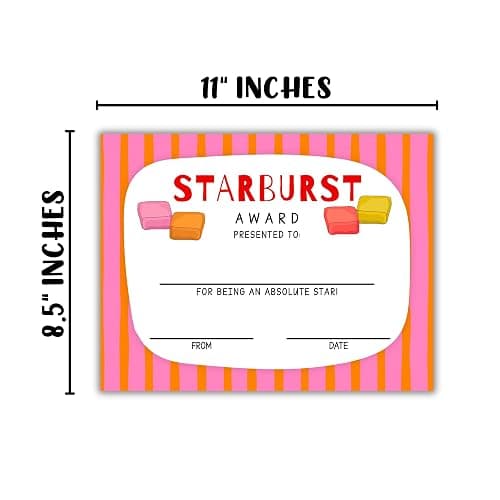 Candy Bar Classroom Awards Superlatives Certificates 25pk 8.5x11” Different Designs End of Year Most Likely to Best at Teacher for Students thumbnail 3