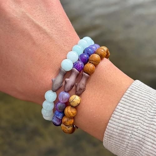 Fahlo Shark Tracking Bracelet – Track a Real Shark’s Journey – Supports Wildlife Conservation – Elastic, One Size Fits Most – on Interactive Mobile App Map – Unisex Ocean Conservation Gift thumbnail 5