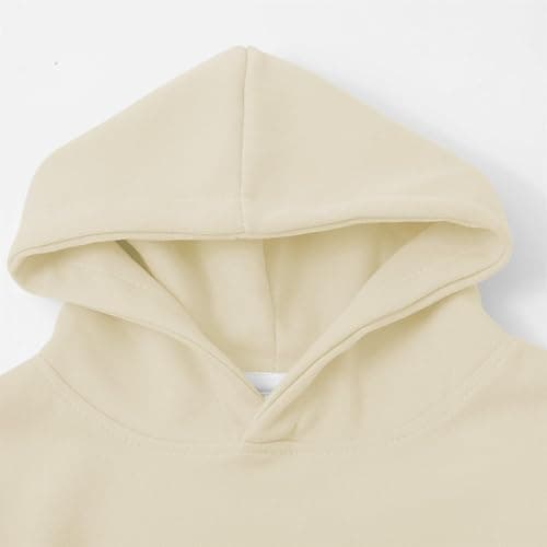 Boys Girls Plain Hoodies Long Sleeve Oversized Hoodie Kids Soft Cotton Hooded Sweatshirts Baggy Preppy Pullover Top thumbnail 5