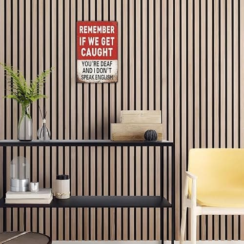 Humorous "Remember If We Get Caught" Metal Sign for Men and Boys, Ideal Room Decor for Man Cave, Bedroom, and Bar 12" * 8" (937) thumbnail 5