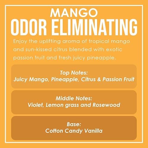 Mango Odor Eliminating Highly Fragranced Candle thumbnail 4