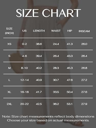 NIMIN Palazzo Pants for Women Wide Leg High Waisted Slack 2026 Summer Flowy Beach Casual Clothes with Pockets thumbnail 5