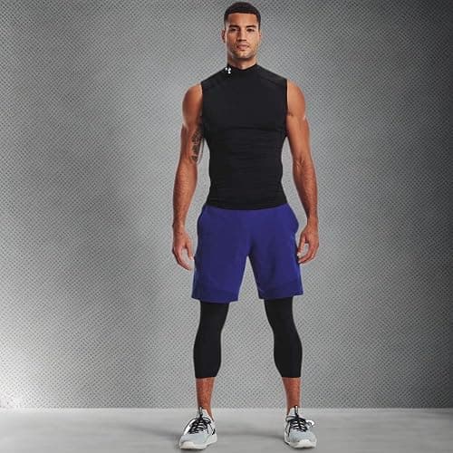 Under Armour HeatGear Armour Compression Mock Sleeveless thumbnail 6