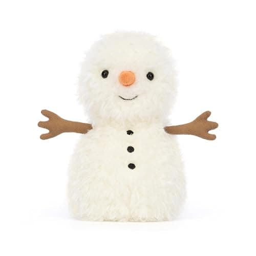 Jellycat Little Snowman Stuffed Toy, 7 inches - Snowman Plush - Classic Children's Toy Décor thumbnail 4