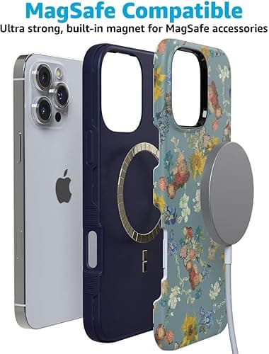 Casely iPhone 16 Pro Max Case | Vincent's Flowers | Van Gogh Museum | Bold Protective Case Design | Compatible with MagSafe thumbnail 8