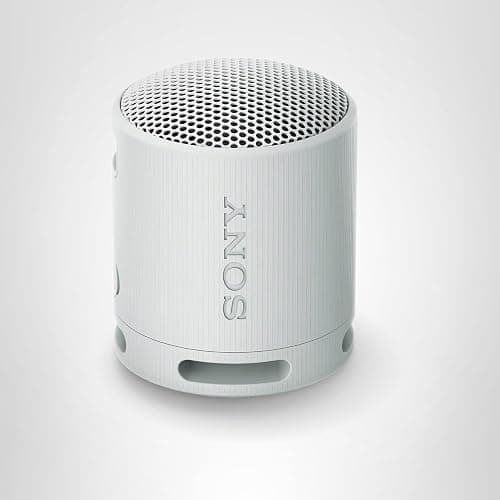 Sony SRS-XB100 Wireless Bluetooth Portable Lightweight Super-Compact Travel Speaker, Durable IP67 Waterproof & Dustproof Shower Speaker, 16 Hr Battery, Versatile Strap, Hands-free Calling, Light Gray thumbnail 12
