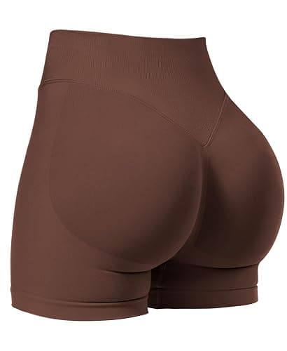 VOYJOY Women Workout Impact Shorts 2.5"/ 3.6"/ 4.5"/ 6" Scrunch Butt Lifting Gym Seamless Booty Biker Shorts - Image 1