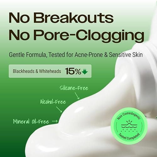 YUMU Cica Exosome Zinc Blemish Relief Cream, Face Moisturizer for Sensitive, Acne-Prone Skin, Lightweight, Breakouts, Barrier Repair, Hydration, Soothing, Oil-Free, Korean Skincare (80 ml/2.70 fl.oz.) thumbnail 5