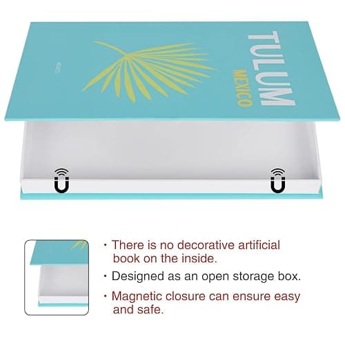 Preppy Room Decor Book Boxes Set of 3 - Decorative Faux Coffee Table Books with Magnetic Covers, Fashionable Bookshelf Decor, Fake Decorative Book Box for Home Essentials thumbnail 4
