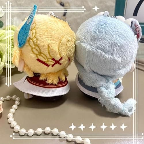 TOPLITHE Genshin Impact Kuscheltier, Anime Plüschtier Niedliche Weiche Stoffpuppe Schlüsselanhänger, Carcoon Figur Als Geschenk for Fans (Size : Arlecchino) thumbnail 9