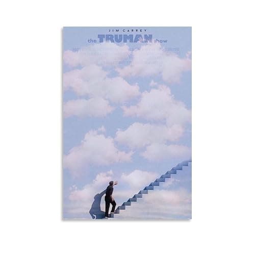 The Truman Show Movie Poster Canvas Art Prints Wall Decor Home Aesthetic Gifts 12x18inch(30x45cm) - Image 1