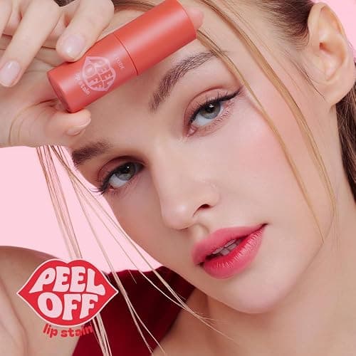 ETUDE Dear Darling Peel Off Lip Stain (Cherry Crack) – Teen girl gifts, Hydrating Hydrogel Tint, Fruity scent, Long Lasting & Waterproof, High Pigment, Easy Peel Off, All‑Day Color Lip Tattoo thumbnail 3