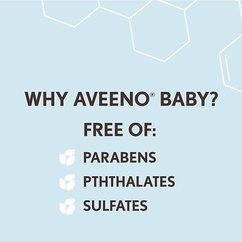 Aveeno Baby Wash and Shampoo - Gentle 2-in-1 Body Wash with Natural Oat Extract for Sensitive Skin - Tear-Free, Hypoallergenic Cleanser, Free from Parabens, Sulfates & Dyes - 975ml - 975 ml (Pack of 1) - Beauty thumbnail 5