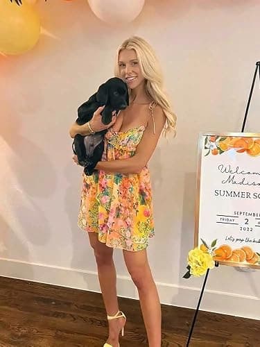 Summer Floral Boho Dresses for Women Spaghetti Straps Beach Dress Ruffle Sexy Mini Dress thumbnail 7
