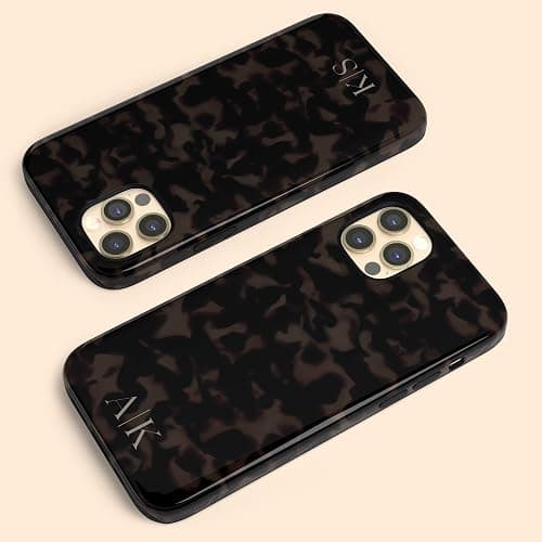 Artisticases Custom Tort Tortoiseshell Initials Name Case, Personalized Name Case, Compatible with iPhone 17 Air, 16 Pro Max, 15 Plus, 14, 13 Mini, 12, 11, X/XS Max, XR, 7/8 thumbnail 5