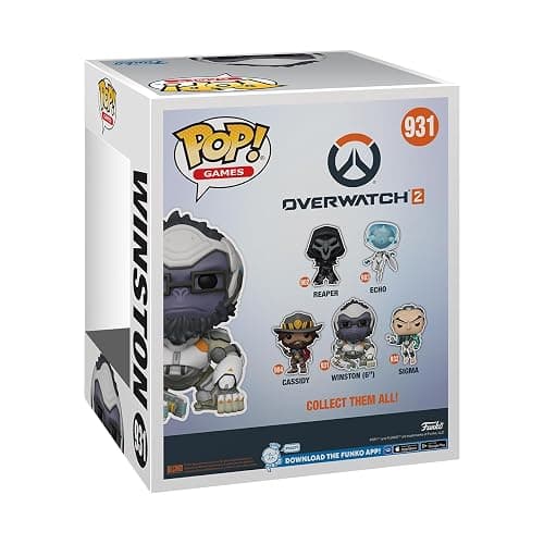 Funko POP! Super: Overwatch 2 - Winston - Overwatch - Collectable Vinyl Figure - Gift Idea - Official Merchandise - for Kids & Adults - Video Games Fans - Model Figure for Collectors and Display thumbnail 4