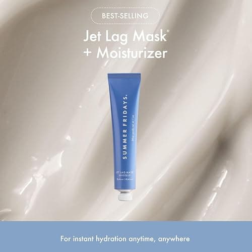 Summer Fridays Hydration Trio - Travel Size Jet Lag Mask + Full Size Lip Butter Balm Duo in Hot Chocolate + Toasted Marshmallow - Skin Care Set for Hydrated Complexion + Glossy, Soft Lips (3 Count) thumbnail 2