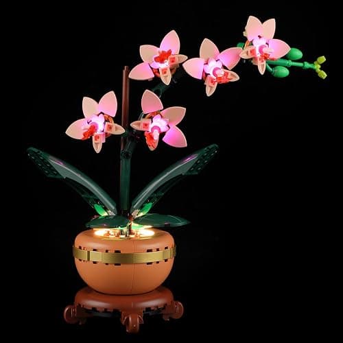 BRIKSMAX 2.0 Light Kit for Lego-10343 Mini Orchid -Innovative Led Lighting Kit Compatible with Lego The Botanical Collection Building Set- Not Included Lego Set - Image 1