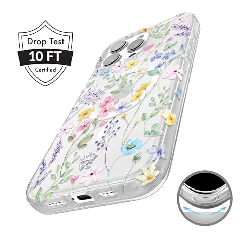 VELVET CAVIAR for iPhone 15 Pro Max Case Wildflower - Compatible with MagSafe [10ft Drop Tested] - Enchanted Floral Colorful Summer Vibes thumbnail 6