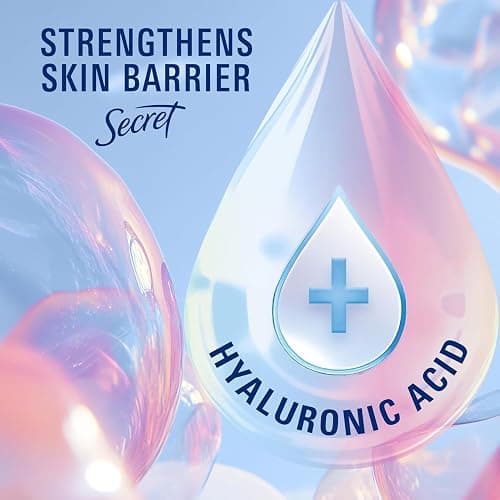 Secret Clinical Strength 100HR Sweat & Odor, Clear Gel Antiperspirant Deodorant for Women, 3X Stress Protection with Hyaluronic Acid, PH Balancing Minerals, Completely Clean Scent, 2.6 oz thumbnail 6