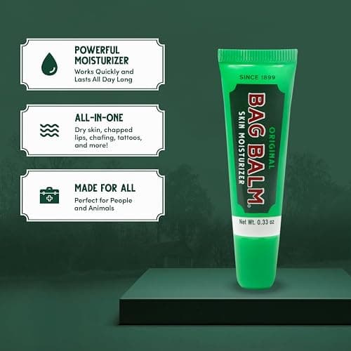 Bag Balm Original Skin Moisturizer Gift Box - 0.33oz, 4 Pack of Lip Balm Tubes thumbnail 3