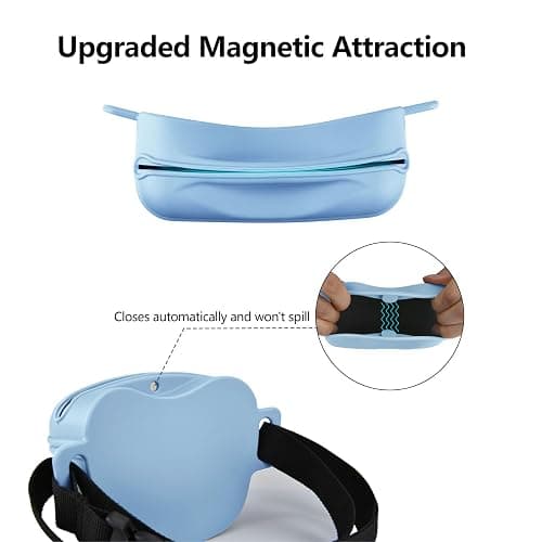 AOKLANT Pet Training Snack Pouch with Clicker 2.0 Upgraded Magnetic Closure, 1.66 Cup Silicone Belt Pouch for Dog Treats，Perfect for Training and Walking thumbnail 4